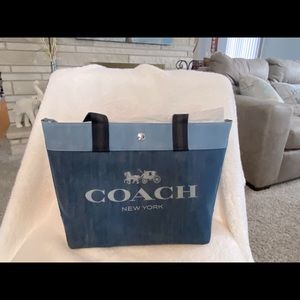 Denim Coach Bag